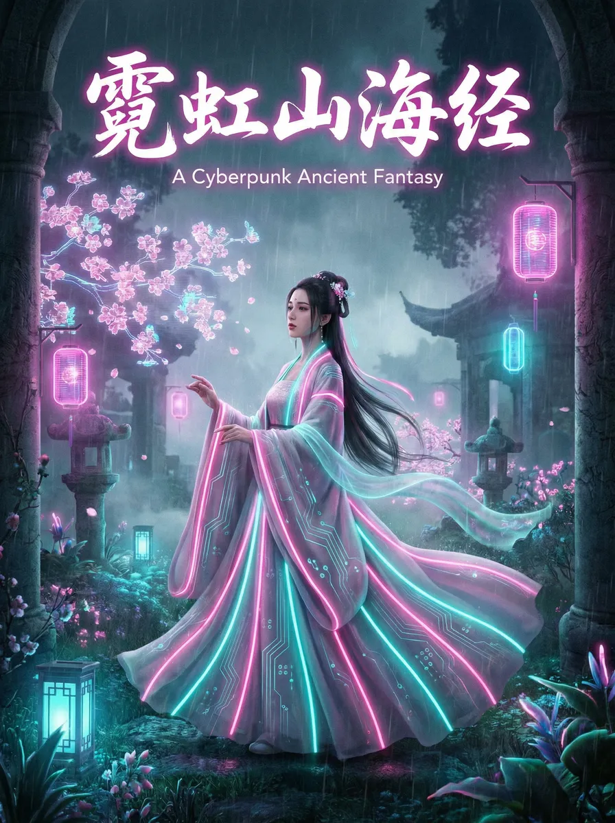 大地影院_高清在线播放 古风奇缘短剧 - 霓虹山海经海报